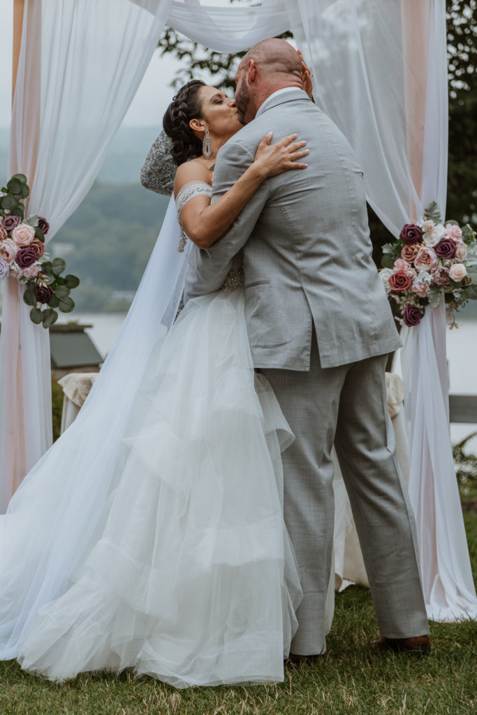 first kiss husband and wife thayer hotel west point