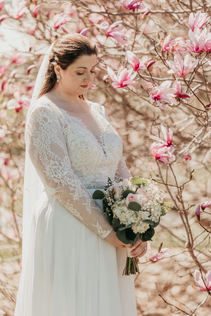 bride dress gown orange county arboretum new york hudson valley