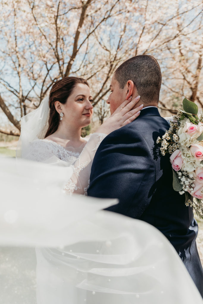 bride dress gown groom orange county arboretum new york hudson valley