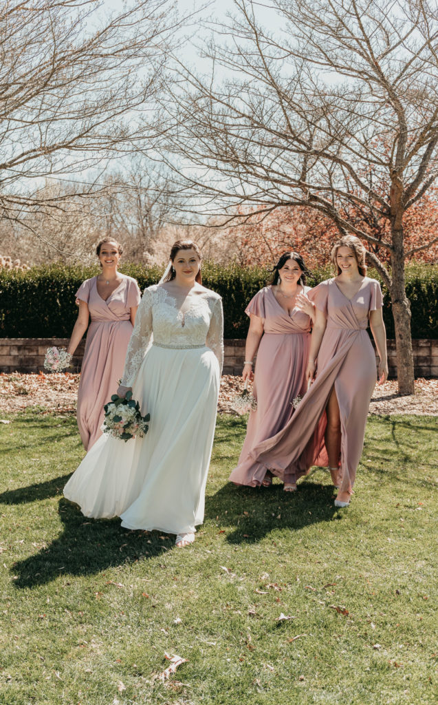 orange county arboretum wedding crys torres photography bridesmaids