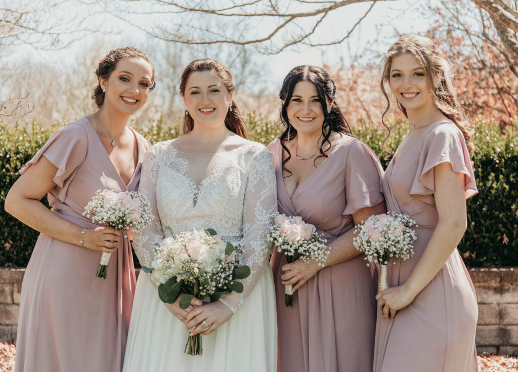 orange county arboretum wedding crys torres photography bridesmaids