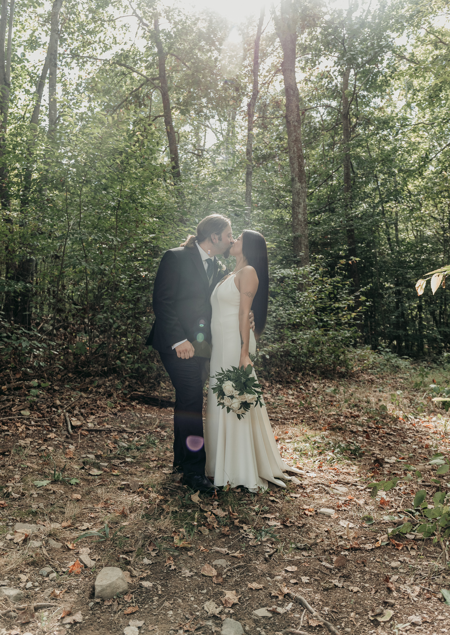 bridal portraits back yard wedding new paltz new york crys torres photography