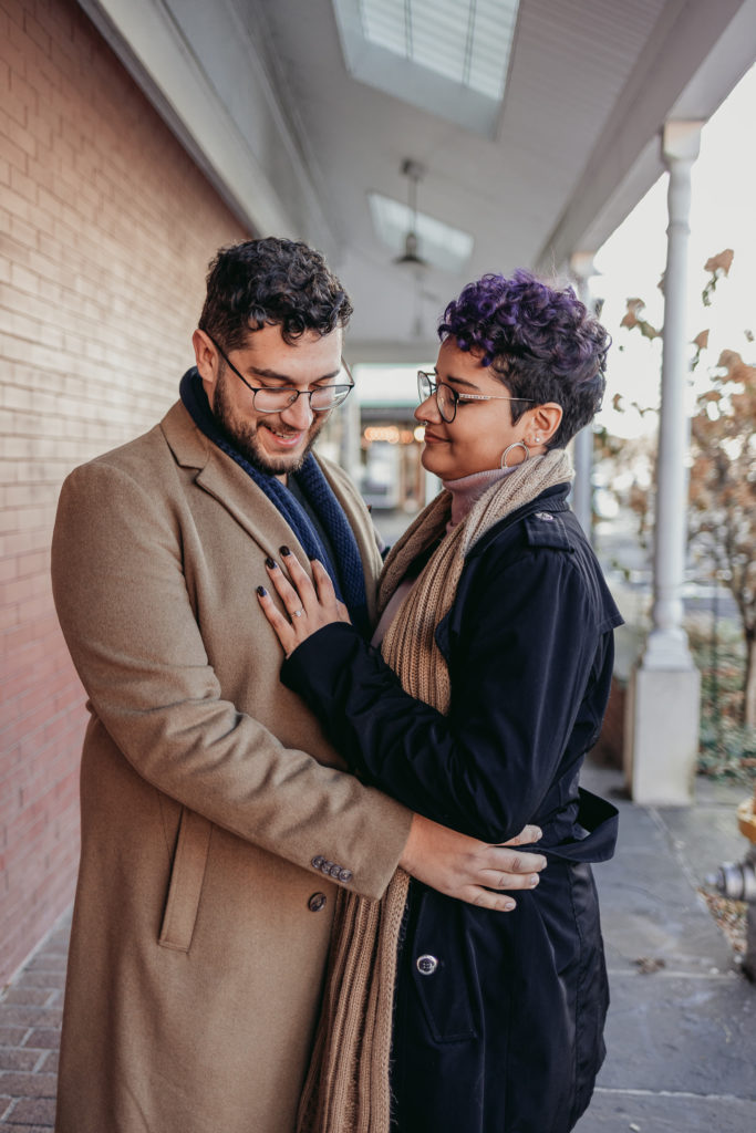 newly engaged couple kingston new york hudson valley crys torres photography